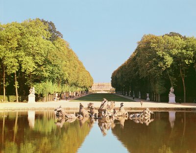 Rückansicht des Apollo-Brunnens von Jean Baptiste I Tuby
